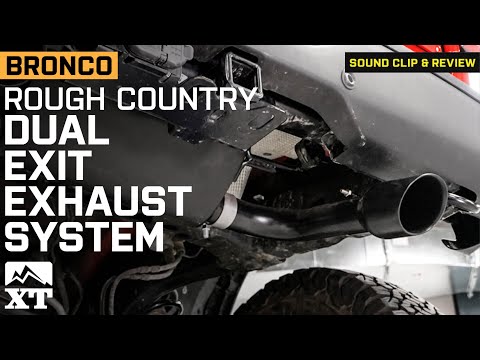 2021-2023 Bronco Rough Country Performance Dual Exit Exhaust Review & Sound Clip