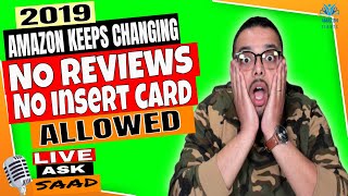 Amazon FBA 2019 Changes To Reviews & Insert Cards 😱
