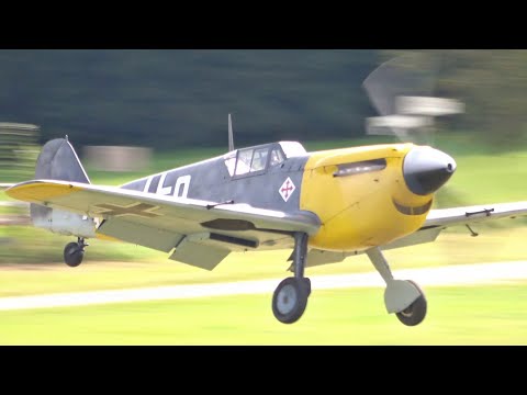 Vintage Warbirds landing on german grass
