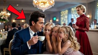 Download lagu Single dad was having tea alone—until triplet girls whispered: 'Pretend you're our father' mp3