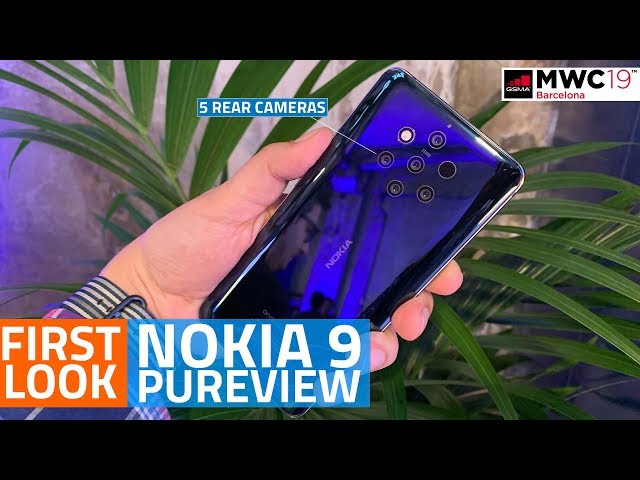 Nokia 9 Pureview With Penta Lens Camera Snapdragon 845 Soc 6gb