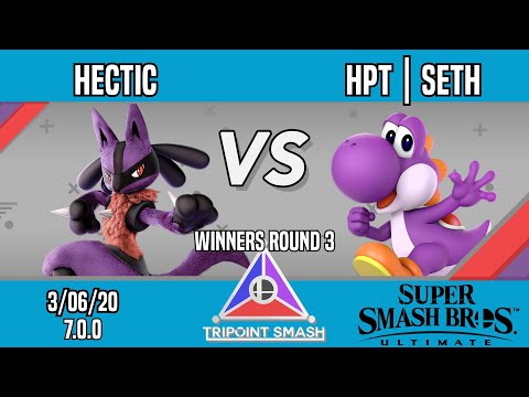 Tripoint 100 - Winners Round 3 - Hectic(Lucario) Vs. HPT | Seth(Yoshi)