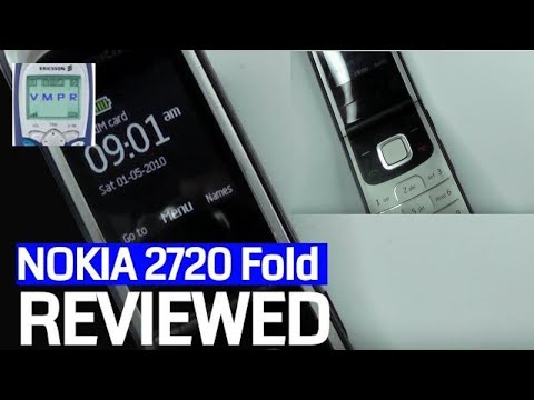 Review of Nokia 2720 Fold Mobile Phone from 2009 - ringtones & games