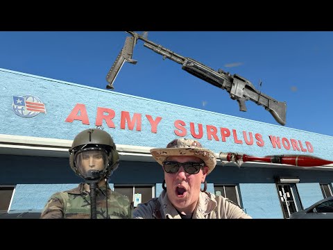 Army Surplus World! Military Surplus Store Tour! 
