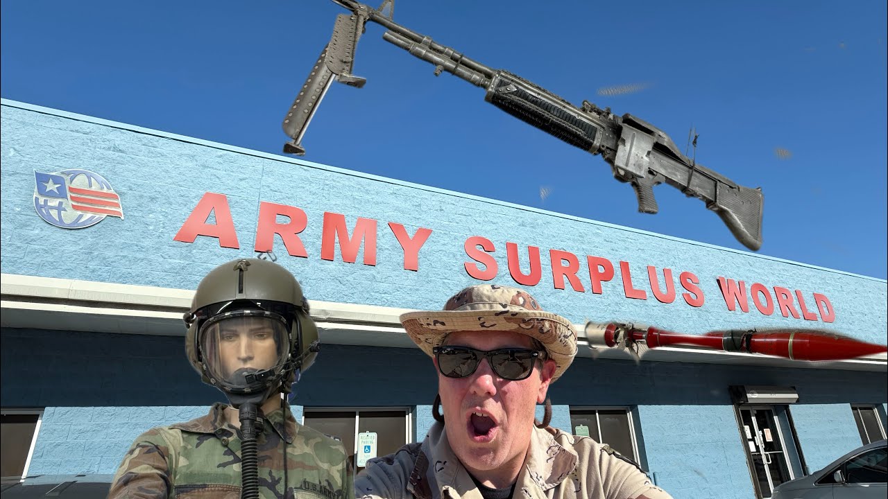 Army Surplus World! Military Surplus Store Tour! 