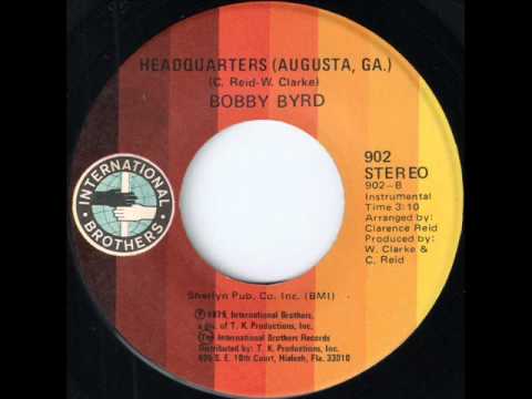 Bobby Byrd - Headquarters (Augusta, Ga) Instrumental 1975 Funk 45 Video