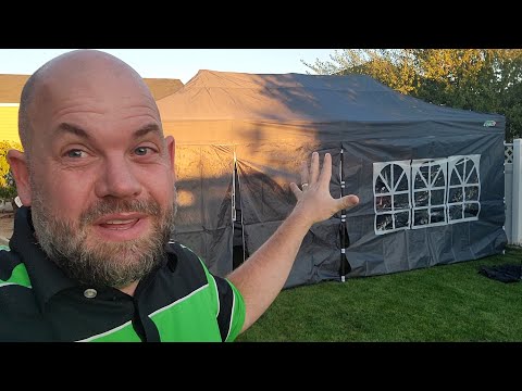 Review for COBIZI Heavy Duty 10x20 Pop up Canopy Tent with 6 Sidewalls