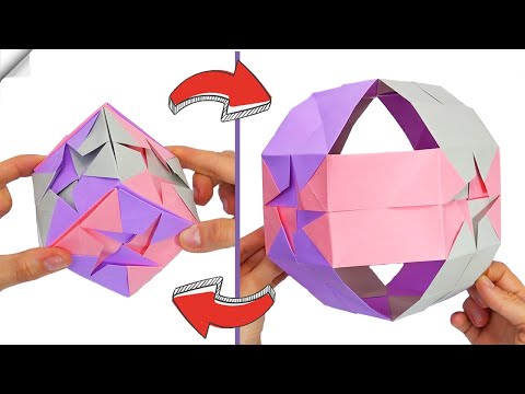 DIY crafts easy Paper toy antistress transformer