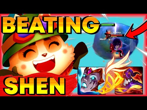 TEEMO vs SHEN -  FLEET FOOTWORK TEEMO BEST RUNES vs SHEN = IS OP   #teemo #leagueoflegends #362
