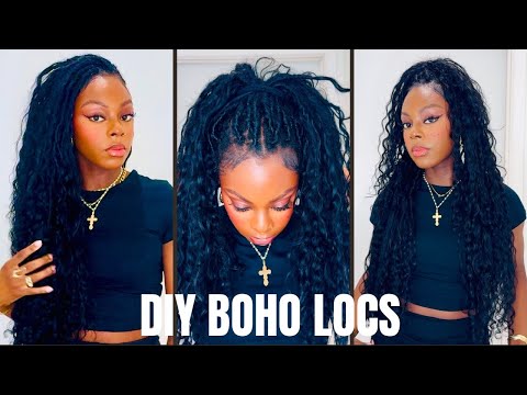 DIY BOHO /JAH LOCS TUTORIAL WITH HUMAN HAIR l 12 HOURS l FOR BEGINNERS!