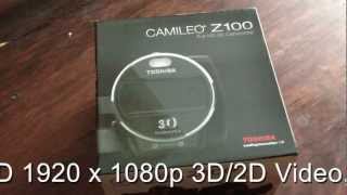 Toshiba Camileo Z100 HD 3D Camcorder Unboxing