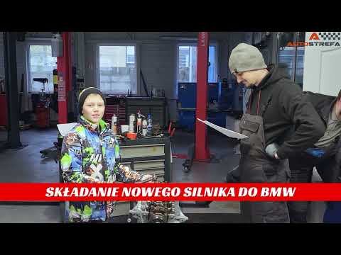 Nowy silnik w Beemce złożony! M54B30 - Borys Piotrowski - 9-letni kierowca rajdowy