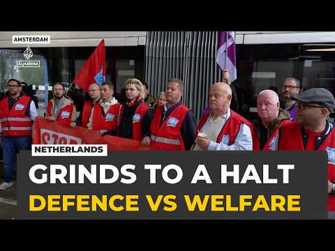 Netherlands public sector strike halts transport over welfare cuts