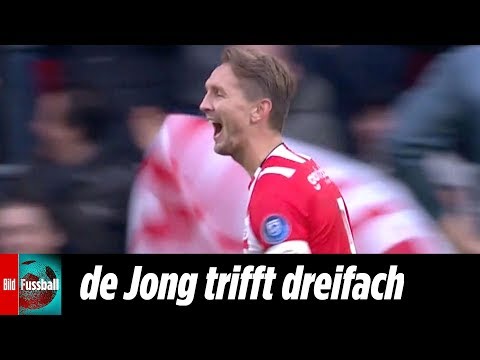 de Jong Hattrick bei 5 Tore-Gala | PSV Eindhoven - Fortuna Sittard 5:0 | Highlights | Eredivisie
