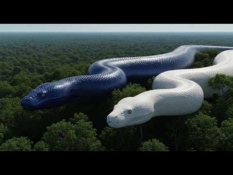 Life Million Years Ago: Prehistoric Humans vs Big Beast Battle – King Kong vs Titanoboa Snakes