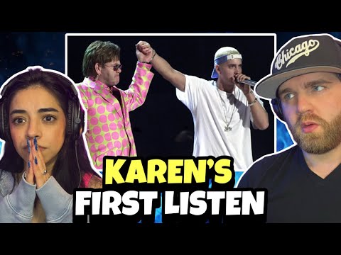 Karen's First Listen : Eminem ft. Elton John -Stan (Live at Grammys) | PIVITAL MOMENT IN HIP HOP