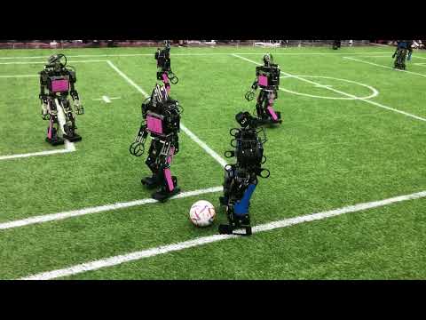 RoboCup2022 Humanoid League KidSize Final 1st half CIT Brains(JP) vs Rhoban(FR)