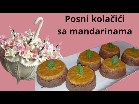 Osmomartovski kolačići sa mandarinama 🌹 Posni, sočni, bez šećera 😋 Ideja za 2 vrste kolačića 🥰