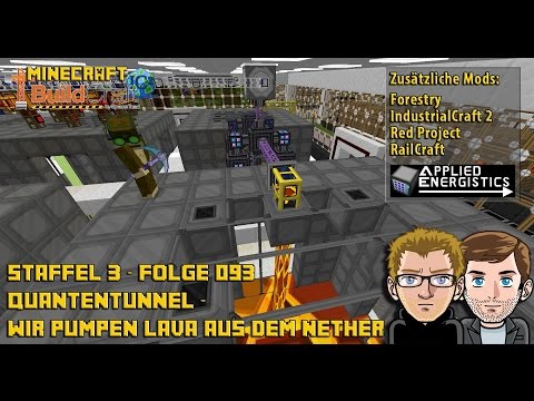 Let´s Play Buildcraft [HD+] S03E093 - Quantentunnel - Wir pumpen Lava aus dem Nether
