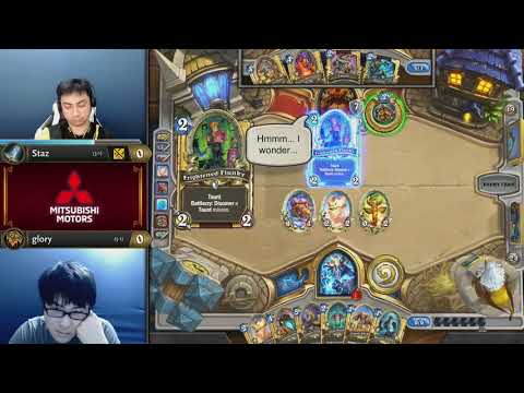 Staz vs glory ||《爐石戰記》大師職業賽 亞太區 第二季 - W3D1