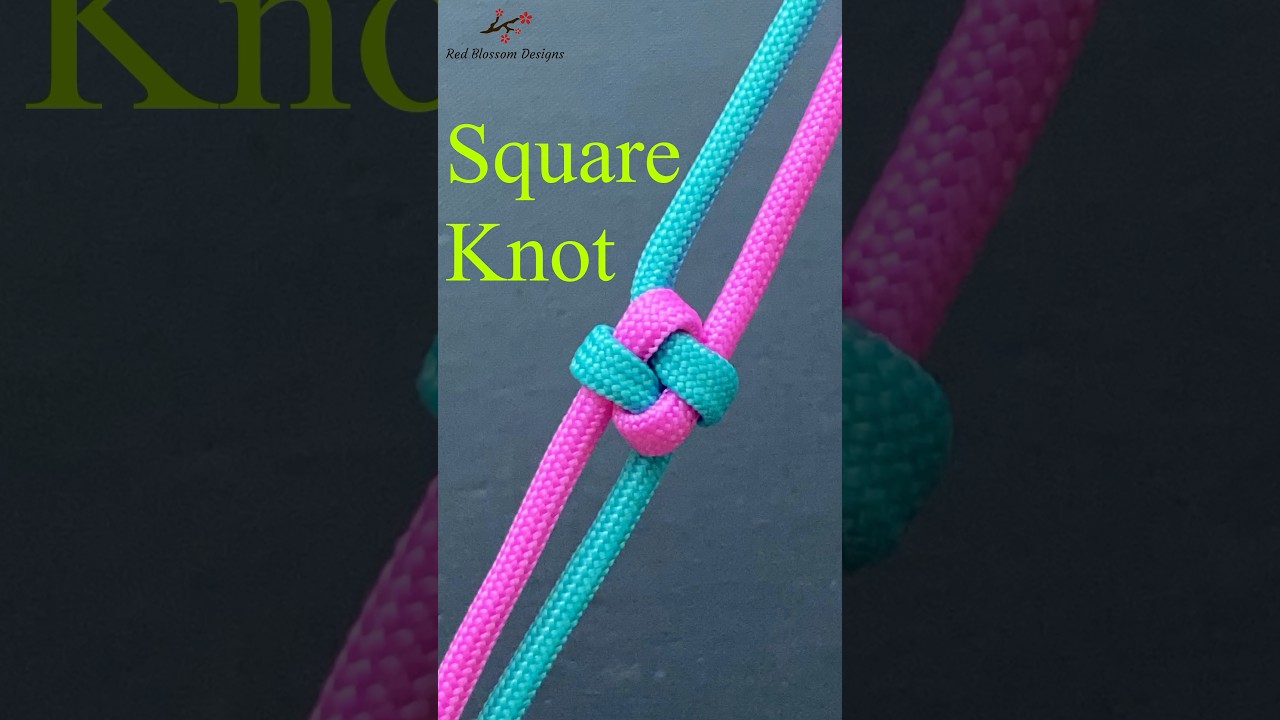 How to Tie the Square Knot | Box Knot | Paracord Bracelet | MACRAME #diy #craft #Bracelet