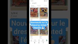 vinted à jour l'équipe 💪🏻 #youtubeshorts #2025 #pokemoncards #vinted#pokemontcg#vente