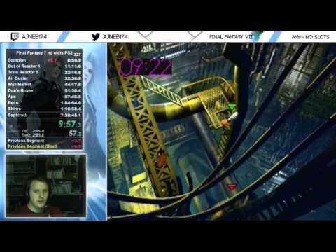 Final Fantasy VII Speedrun - no slots (7:37:34) [PS2]