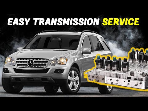 Mercedes ML350 W164 Transmission Service: Valve body and Conductor Plate Removal