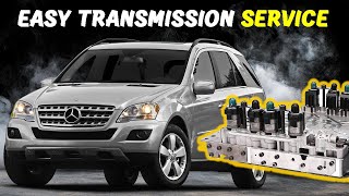 Mercedes ML350 W164 Transmission Service: Valve body and Conductor Plate Removal