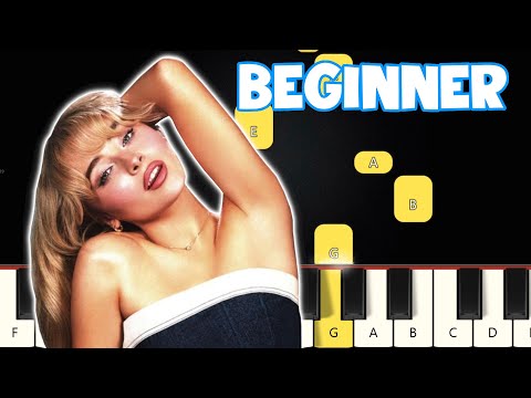 Espresso - Sabrina Carpenter | Beginner Piano Tutorial | Easy Piano
