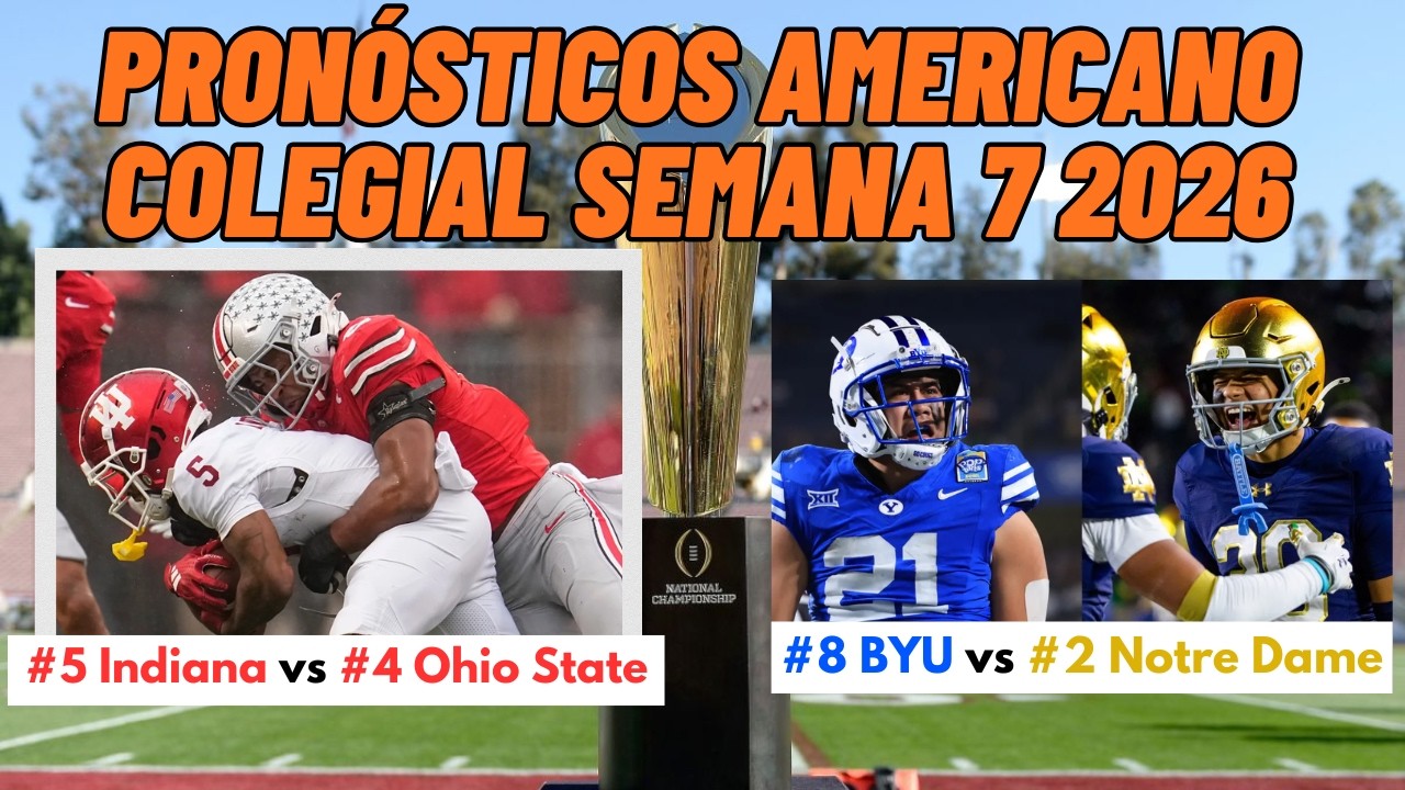 Pronósticos College Football Semana 7: previo y picks de cada partido