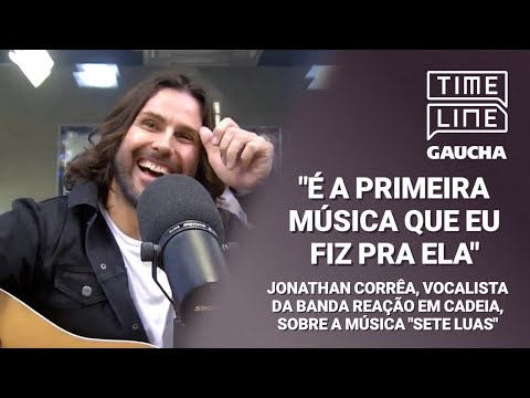 Vocalista do Reação em Cadeia fala sobre a música "Sete Luas" e canta no Timeline | Timeline Gaúcha