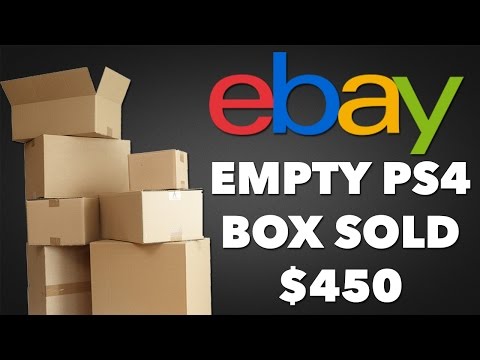 Empty PS4 Box Sells for $450 on eBay