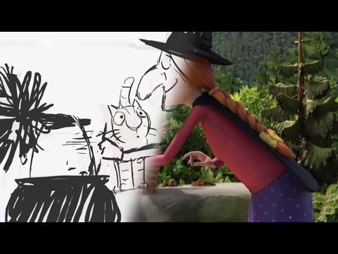 Room on the Broom - Storyboard Comparison - The Lake
