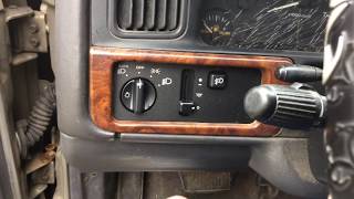 Jeep  Grand cherokee Headlight switch replacement --lights blinking!!!!!