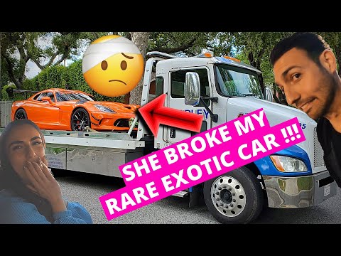 HOW TO DRIVE STICK SHIFT *** SHE DESTROYS MY EXOTIC VIPER ACR EXTREME !!! ***