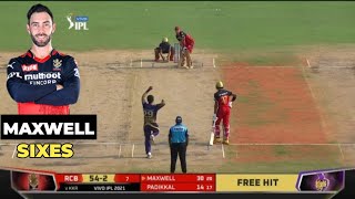 Top 7 best sixes maxwell in cricket || Eagle cricket