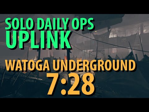 Fallout 76: Solo UPLINK Daily Ops , Watoga Underground 7/27/21