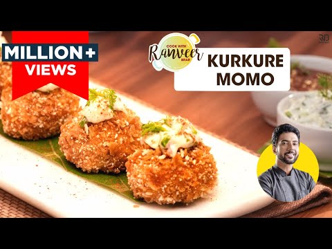 Crispy Kurkure Momos | कुरकुरे मोमोस घर पर | bonus Cheese Dip recipe | Fried Momo | Chef Ranveer