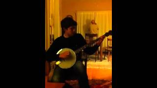 Emmett plays Wandering Hobo