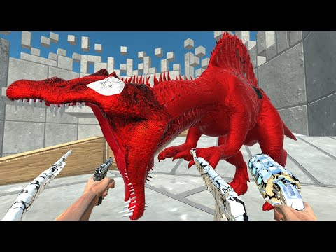 DEADLY TOWER CLIMB FPS PERSPECTIVE WITH EVERY WEAPON - Animal Revolt Battle Simulator