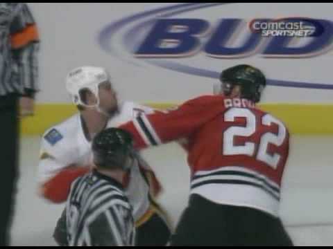 Brandon Prust vs Troy Brouwer Nov 9, 2008