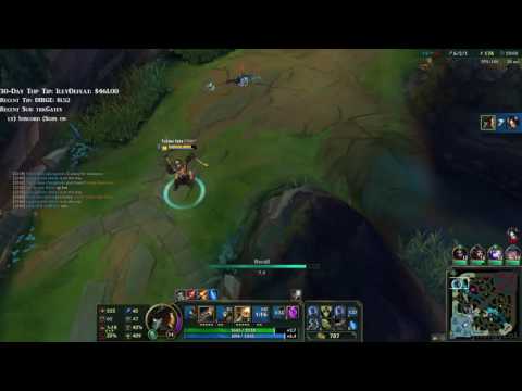 Tobias Fate destroys Irelia with Gangplank - League of Legends