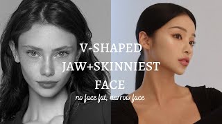 TINY V-SHAPED FACE + NO FACE FAT in one listen (extremely powerful ⚠️)