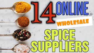 How to Start a Spice Business [ 14 Wholesale Spice Companies Online] Reselling Spices