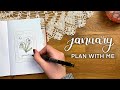 Plan With Me | 2024 January Bullet Journal Setup