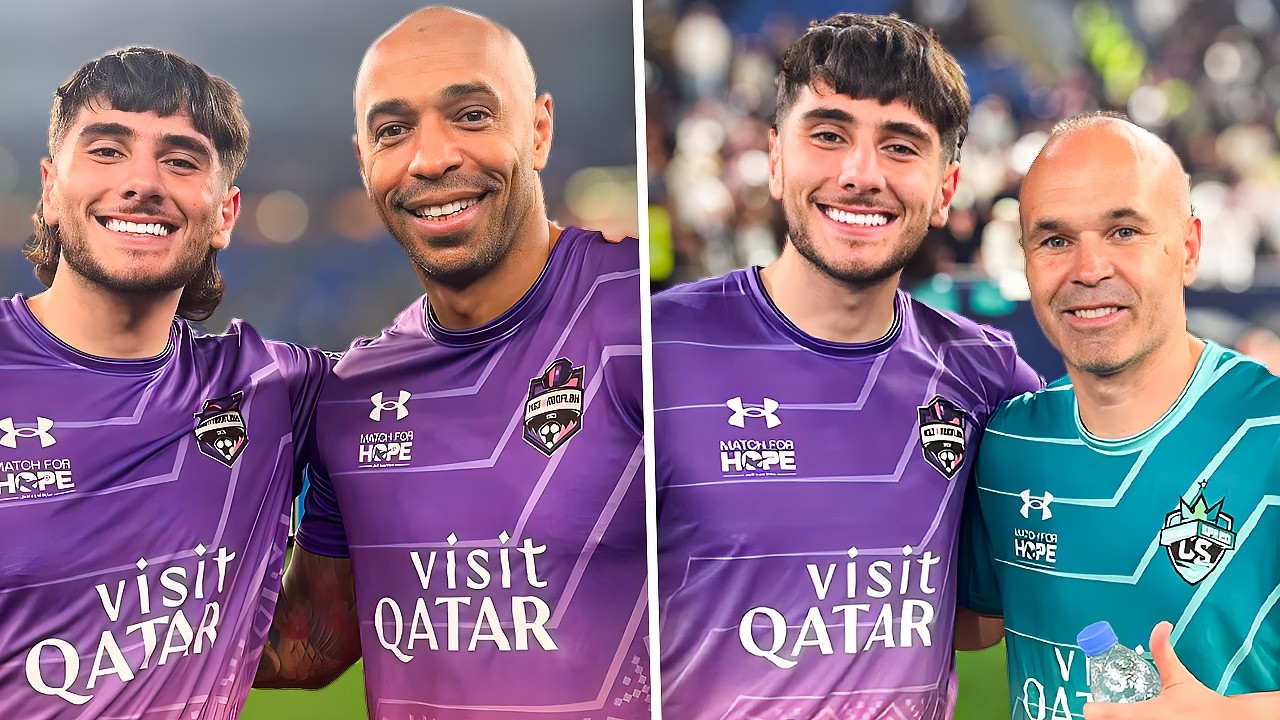 I Played In A Charity Match With Henry & Iniesta!