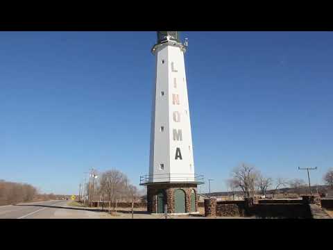 A lighthouse in Nebraska! The Linoma lighthouse at Linoma Beach, Nebraska