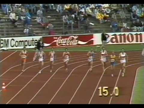 1986 European Championships 800m Semi Finals - Coe - Cram - McKean