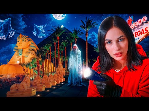 I Spent the Night is Las Vegas' Most HAUNTED Hotel (Luxor ghosts caught on camera)